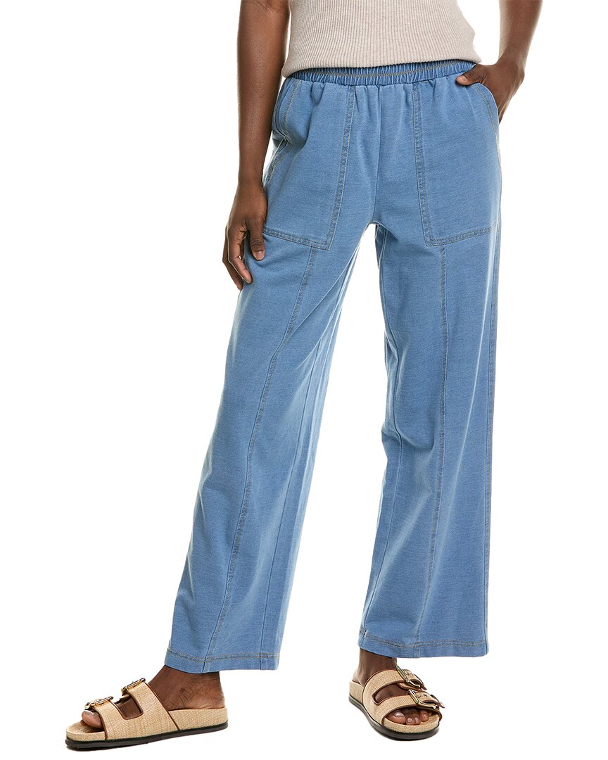 Nanette Nanette Lepore womens Wide-Leg Seamed Pant, m, Blue